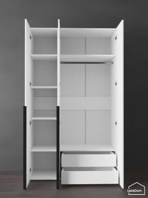 Шкаф Linnea MHR-3-2 2050х1200х510 (Белый-М 11.1.1) в Пойковском - poikovskii.mebel24.online | фото 6