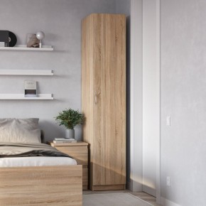 Шкаф ПЕГАС однодверный, цвет Дуб Сонома в Пойковском - poikovskii.mebel24.online | фото 4