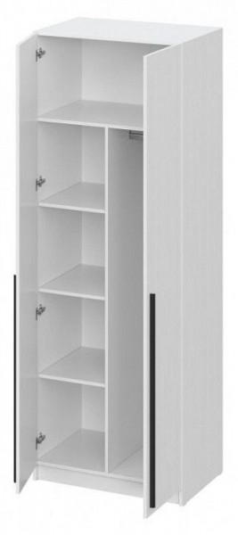 Шкаф платяной Бирма ШК-800 в Пойковском - poikovskii.mebel24.online | фото 3