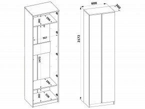 Шкаф платяной ШО-4 в Пойковском - poikovskii.mebel24.online | фото 8