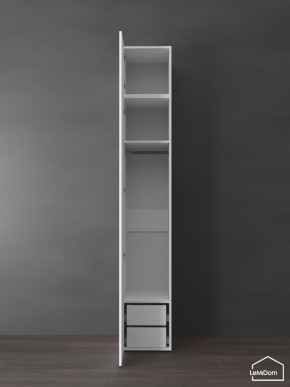 Шкаф с антресолью Linnea MHR-1POA-3 2450х400х510 (Белый-М 11.1.1) в Пойковском - poikovskii.mebel24.online | фото 5