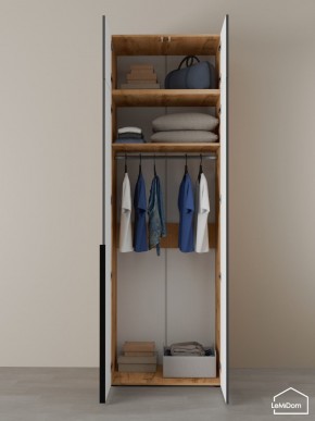 Шкаф с антресолью Linnea MHR-2A-1 2450х800х510 (ДВ-М 11.1.25) в Пойковском - poikovskii.mebel24.online | фото 4