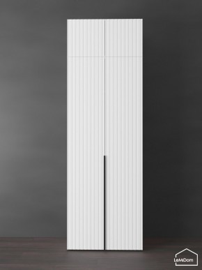 Шкаф с антресолью Linnea MHR-2A-2 2450х800х510 (Белый-М 11.1.2) в Пойковском - poikovskii.mebel24.online | фото 5