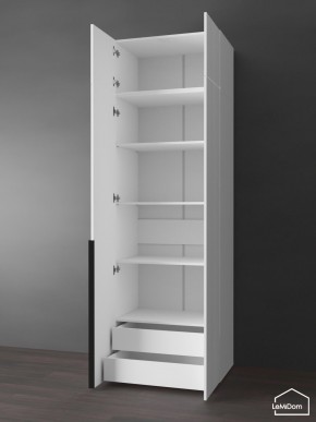 Шкаф с антресолью Linnea MHR-2A-4 2450х800х510 (Белый-М 11.1.2) в Пойковском - poikovskii.mebel24.online | фото 5