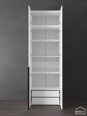 Шкаф с антресолью Linnea MHR-2A-4 2450х800х510 (Белый-М 11.1.2) в Пойковском - poikovskii.mebel24.online | фото 6