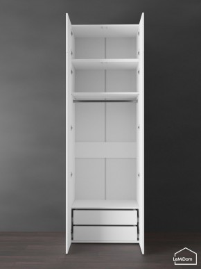 Шкаф с антресолью Linnea MHR-2POA-3 2450х800х510 (Белый-М 11.1.1) в Пойковском - poikovskii.mebel24.online | фото 5