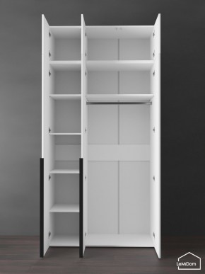 Шкаф с антресолью Linnea MHR-3A-1 2450х1200х510 (Белый-М 11.1.2) в Пойковском - poikovskii.mebel24.online | фото 5