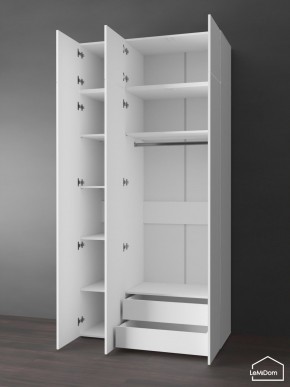 Шкаф с антресолью Linnea MHR-3POA-2 2450х1200х510 (Белый-М 11.1.1) в Пойковском - poikovskii.mebel24.online | фото 5