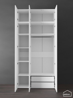 Шкаф с антресолью Linnea MHR-3POA-2 2450х1200х510 (Белый-М 11.1.2) в Пойковском - poikovskii.mebel24.online | фото 6