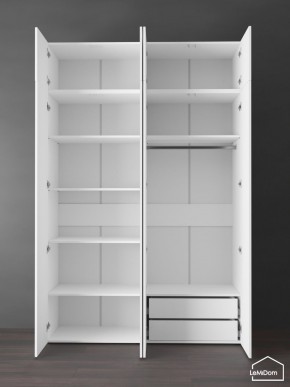 Шкаф с антресолью Linnea MHR-4POA-2 2450х1600х510 (Белый-М 11.1.2) в Пойковском - poikovskii.mebel24.online | фото 5