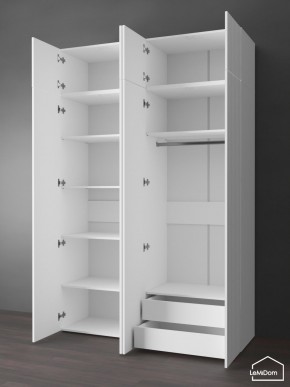 Шкаф с антресолью Linnea MHR-4POA-2 2450х1600х510 (Белый-М 11.1.2) в Пойковском - poikovskii.mebel24.online | фото 6