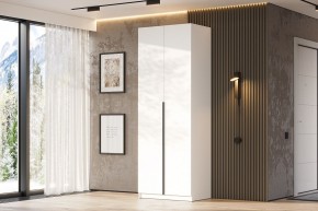 Шкаф ШК-5 + 2 полки + ящики (800) Белый текстурный в Пойковском - poikovskii.mebel24.online | фото 2