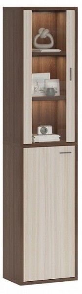 Шкаф-витрина Домино СУ(ш1в2)+1ФГ+1ФС в Пойковском - poikovskii.mebel24.online | фото 2