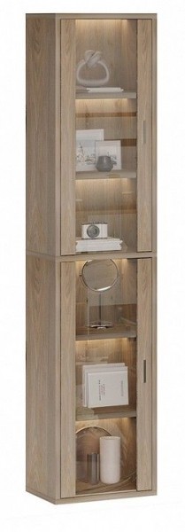 Шкаф-витрина Домино СУ(ш1в2)+2ФС в Пойковском - poikovskii.mebel24.online | фото 2