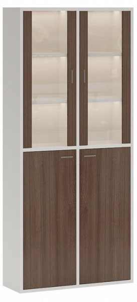 Шкаф-витрина Домино СУ(ш2в2)+2ФС+2ФГ в Пойковском - poikovskii.mebel24.online | фото 2