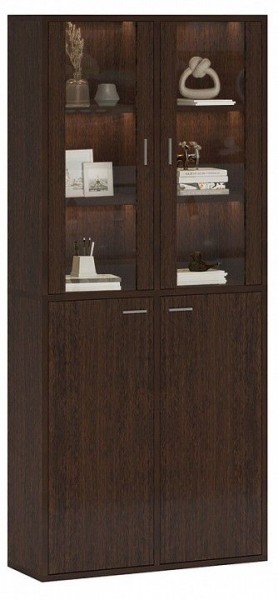 Шкаф-витрина Домино СУ(ш2в2)+2ФС+2ФГ в Пойковском - poikovskii.mebel24.online | фото 3