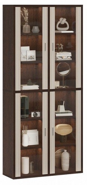 Шкаф-витрина Домино СУ(ш2в2)+4ФС в Пойковском - poikovskii.mebel24.online | фото 2