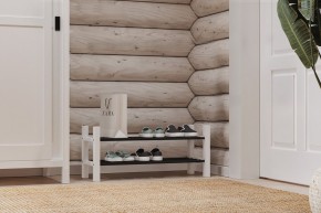 Скамья 85х37 Кантри для обуви белая в Пойковском - poikovskii.mebel24.online | фото 4