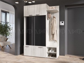 СТЕЛЛА Прихожая (ЛДСП) дуб крафт белый в Пойковском - poikovskii.mebel24.online | фото 2