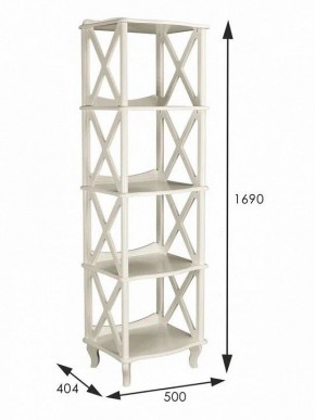 Стеллаж Джульетта 4 в Пойковском - poikovskii.mebel24.online | фото 8