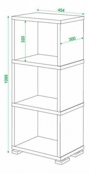 Стеллаж Домино СБ-15/3 в Пойковском - poikovskii.mebel24.online | фото 2