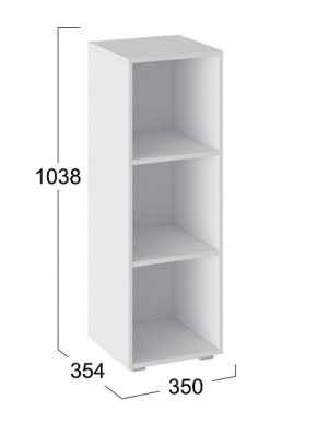 Стеллаж модульный «Литл» Тип 3 в Пойковском - poikovskii.mebel24.online | фото 2