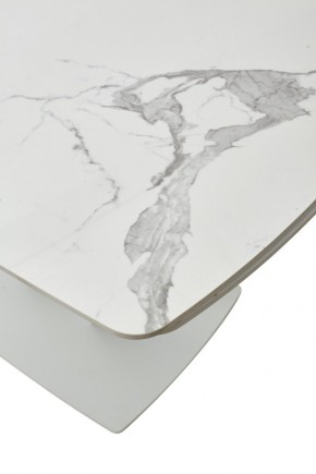 Стол ALATRI 120 GLOSS STATUARIO WHITE SOLID CERAMIC / WHITE, ®DISAUR в Пойковском - poikovskii.mebel24.online | фото 10
