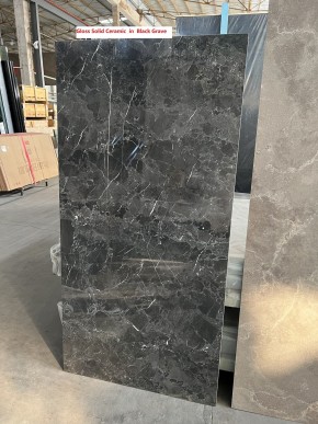 Стол ALES 180 BLACK GRAVE SOLID CERAMIC, керамика / бронзовый, ®DISAUR в Пойковском - poikovskii.mebel24.online | фото 3