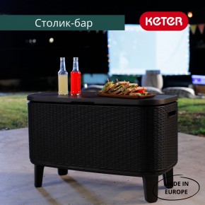 Стол Беви Бар (Bevy Bar Large Cool Bar), графит в Пойковском - poikovskii.mebel24.online | фото 4