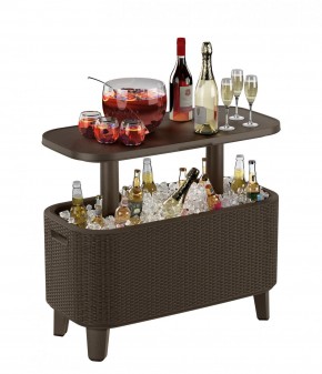 Стол Беви Бар (Bevy Bar Large Cool Bar), коричневый в Пойковском - poikovskii.mebel24.online | фото 3