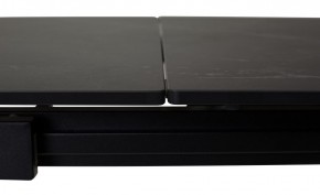 Стол CORNER 120 MATT BLACK MARBLE SOLID CERAMIC / BLACK, ®DISAUR в Пойковском - poikovskii.mebel24.online | фото 1