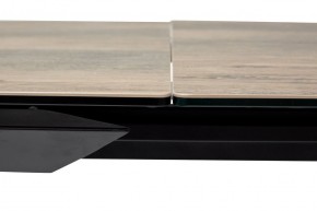 Стол CREMONA 140 KL-61 под дерево, итальянская керамика/ черный каркас, ®DISAUR в Пойковском - poikovskii.mebel24.online | фото 6