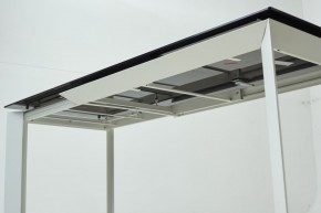 Стол CREMONA 160 KL-188 Контрастный мрамор / белый каркас, ®DISAUR в Пойковском - poikovskii.mebel24.online | фото 9