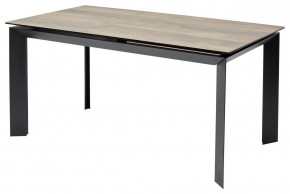 Стол CREMONA 180 KL-61 Под дерево, итальянская керамика / черный каркас, ®DISAUR в Пойковском - poikovskii.mebel24.online | фото 5