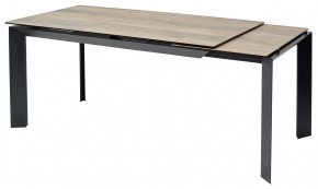 Стол CREMONA 180 KL-61 Под дерево, итальянская керамика / черный каркас, ®DISAUR в Пойковском - poikovskii.mebel24.online | фото 7