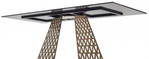 Стол ENNA 220 KL-188 Контрастный мрамор матовый, итальянская керамика/ каркас цвета шампань, ®DISAUR в Пойковском - poikovskii.mebel24.online | фото 12