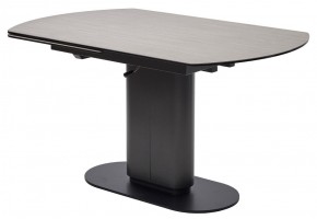 Стол KAI 140 TL-110 поворотная система раскладки, испанская керамика / Темно-серый / Черный, ®DISAUR в Пойковском - poikovskii.mebel24.online | фото 1