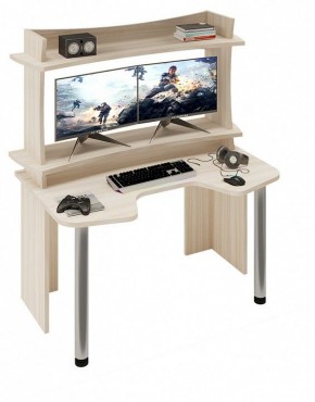 Стол компьютерный Домино Lite СКЛ-Игр140+НКИЛ140ВЛ в Пойковском - poikovskii.mebel24.online | фото 2