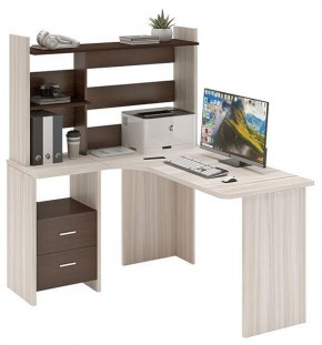 Стол компьютерный Домино Lite СКЛ-Угл130+НКЛ-120 в Пойковском - poikovskii.mebel24.online | фото 2
