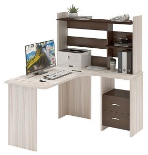 Стол компьютерный Домино Lite СКЛ-Угл130+НКЛ-120 в Пойковском - poikovskii.mebel24.online | фото 2