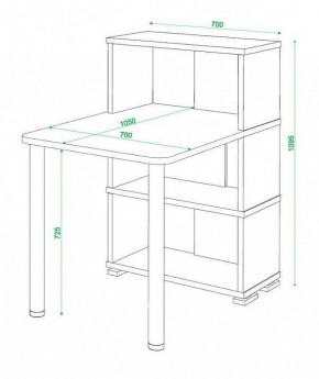 Стол компьютерный Домино СБ-10М3 в Пойковском - poikovskii.mebel24.online | фото 4