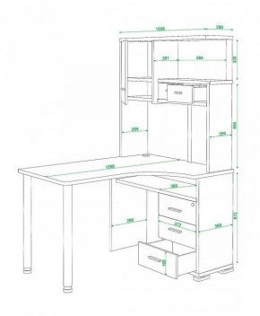 Стол компьютерный Домино СР-130 в Пойковском - poikovskii.mebel24.online | фото 5