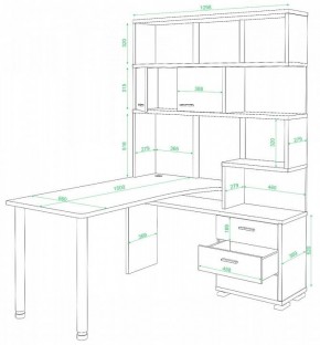 Стол компьютерный Домино СР-420/150 в Пойковском - poikovskii.mebel24.online | фото 2