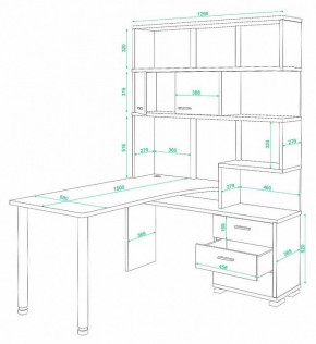 Стол компьютерный Домино СР-420/150 в Пойковском - poikovskii.mebel24.online | фото 2