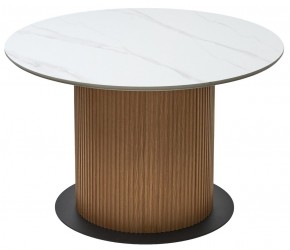 Стол MESA D120 цвет БЕЛЫЙ МРАМОР M326 / Каркас OAK, ®DISAUR в Пойковском - poikovskii.mebel24.online | фото 7