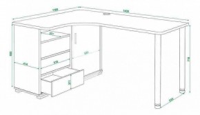 Стол письменный Домино СР-145СМ в Пойковском - poikovskii.mebel24.online | фото 5