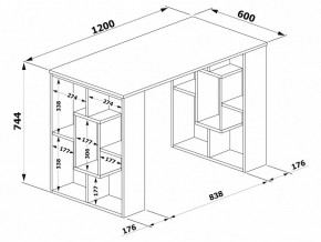 Стол письменный СПм-15 в Пойковском - poikovskii.mebel24.online | фото 3