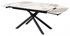 Стол RIVOLI 140 GLOSS LUXURY PANDORA SOLID CERAMIC / BLACK, ®DISAUR в Пойковском - poikovskii.mebel24.online | фото 6