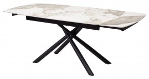 Стол RIVOLI 140 GLOSS LUXURY PANDORA SOLID CERAMIC / BLACK, ®DISAUR в Пойковском - poikovskii.mebel24.online | фото 7