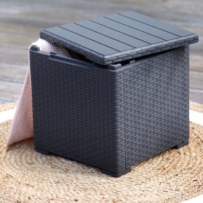 Стол с функцией хранения Виго (Vigo storage box) графит в Пойковском - poikovskii.mebel24.online | фото 1